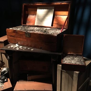 The authentic pirate treasure.