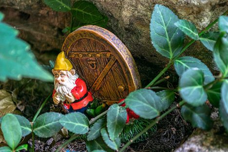 Dozens of tiny fairy doors now pepper the East Row Historic District in Newport, Kentucky. 