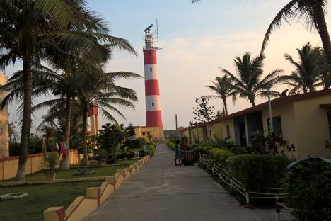 Lighthouse inside the compound