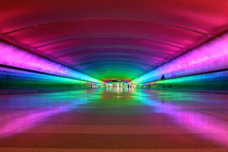 McNamara Terminal Light Tunnel