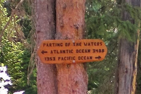 For such a unique spot, a modest sign
