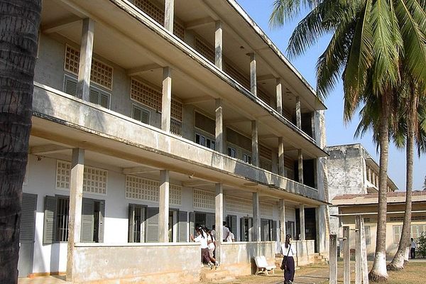 Originally a high school, Tuol Seng was converted into a high security prison.