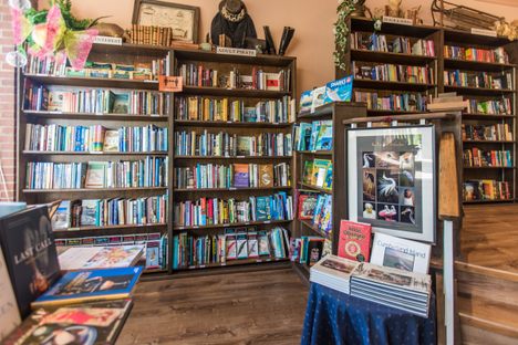 The Book Loft is known for its wide selection of pirate nonfiction.