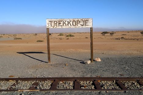 The train station, long since abandoned.