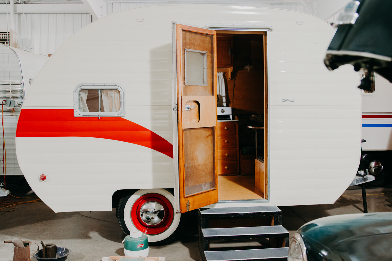 All of the Sisemore family’s RVs are impeccably restored, both inside and out. 