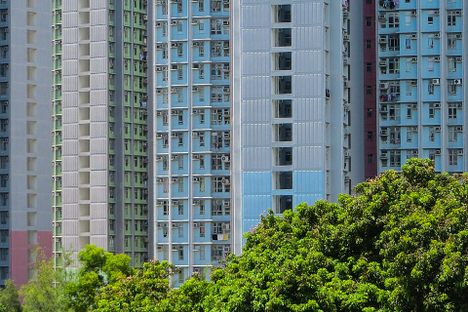 Dwarfed by Yat Tung estate