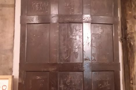 Headboard to Heathcliffe's bed