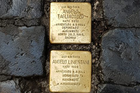 Stumble Stones near Campo Fiori