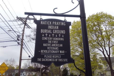Natick Praying Indian Burying Ground
