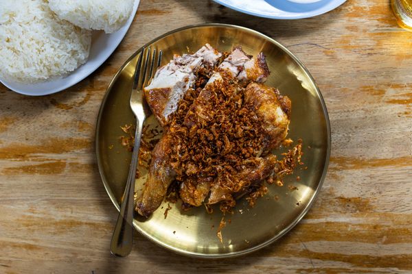 This fried chicken is one of Bangkok’s most famous.