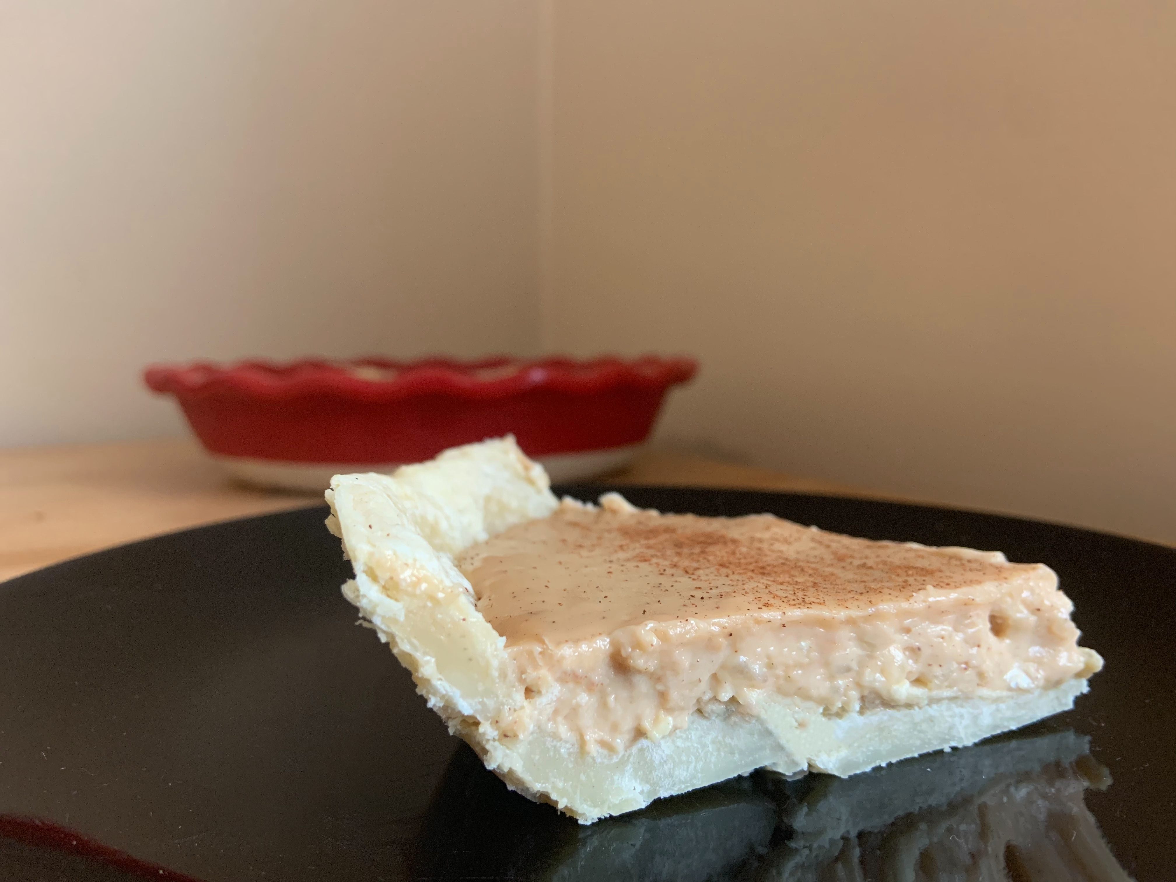 It looks like humble pie, but tastes like a decadent treat.