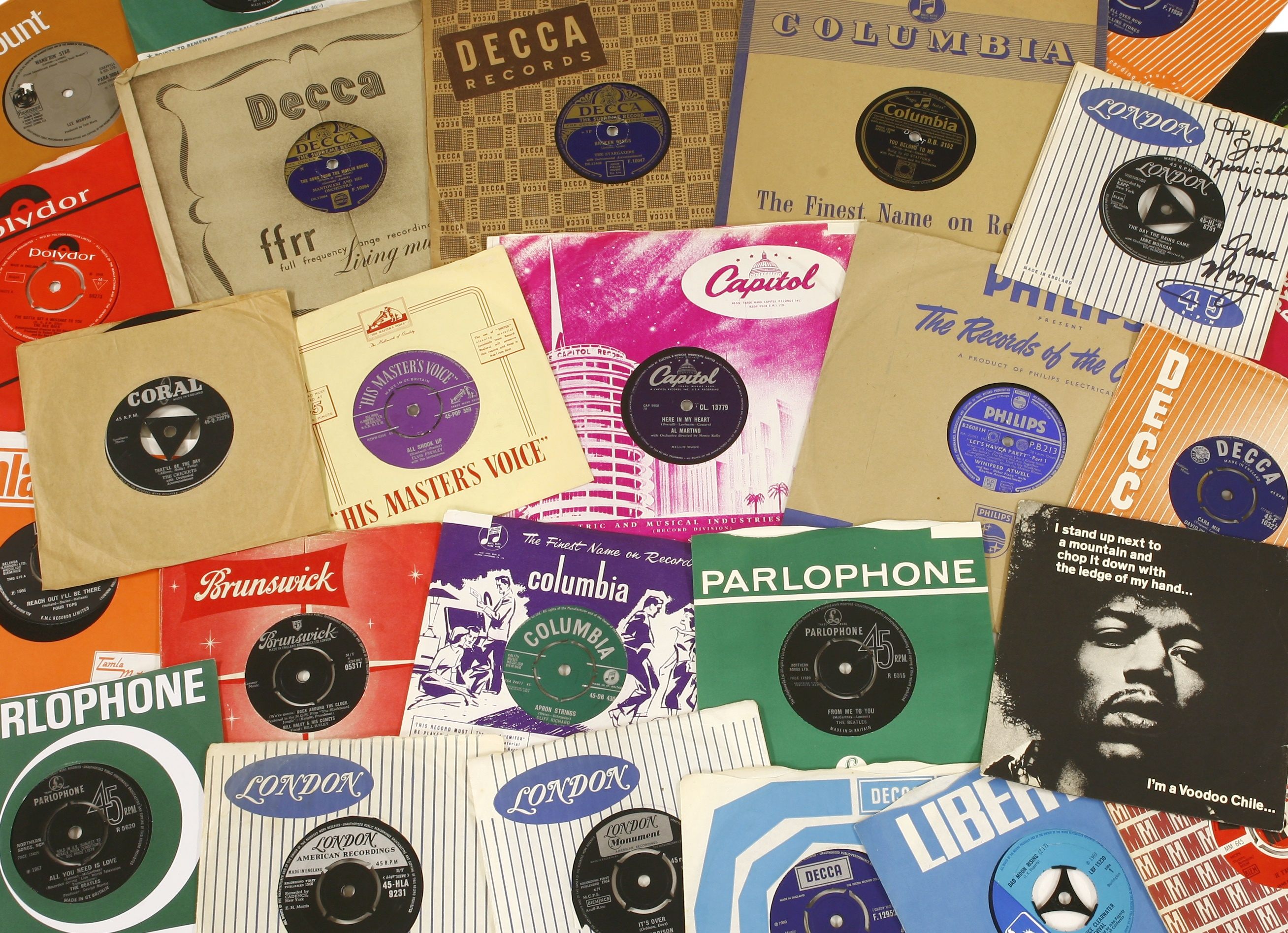 For Sale: 40 Years of Vinyl Singles That Topped the British Charts