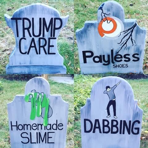 This year's gravestones, pt. 1.