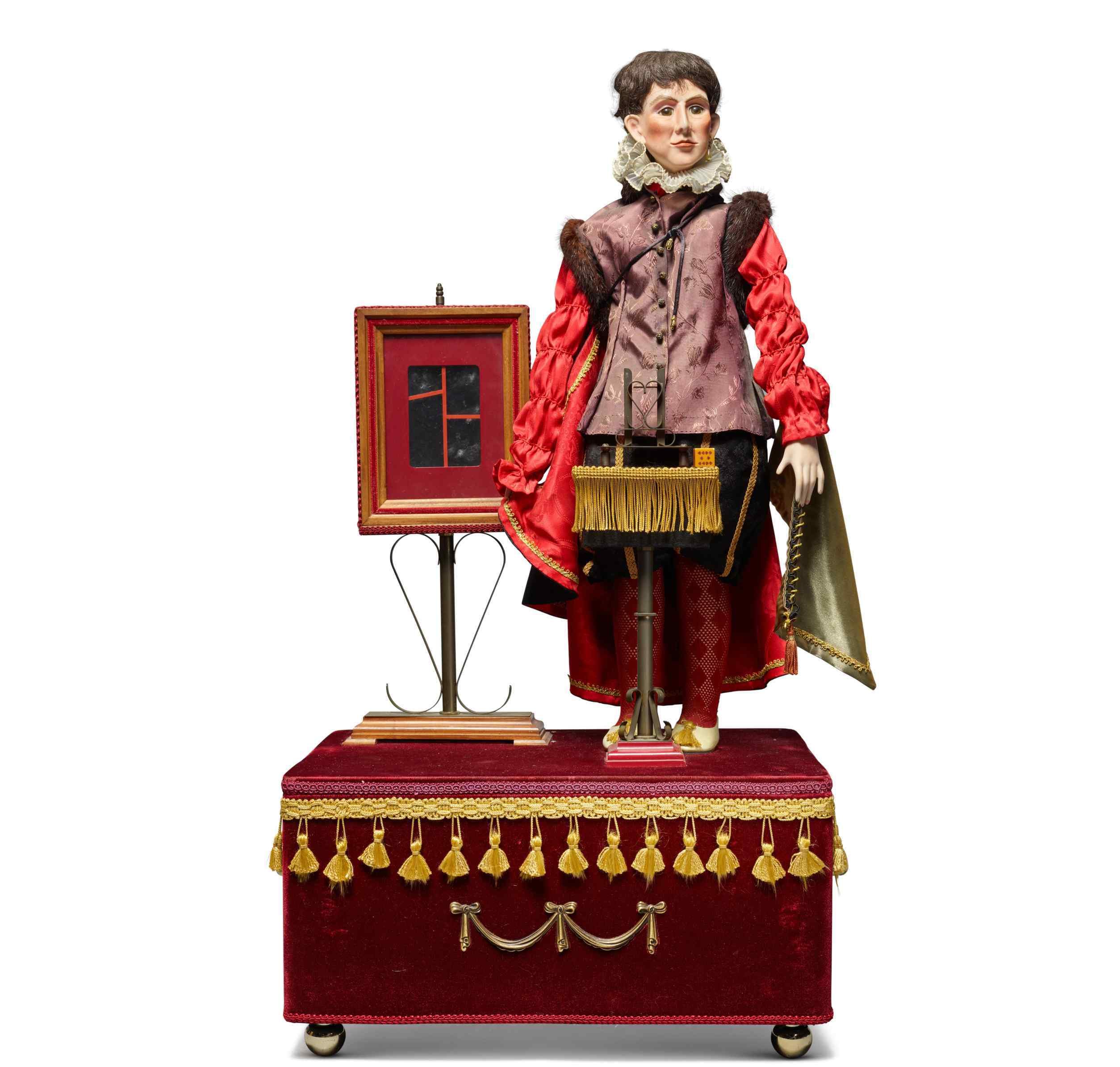 Jay performed onstage with this custom automaton, a relic of the old school.