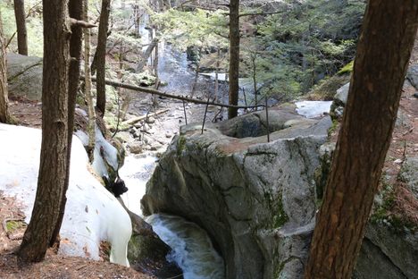 Upper purgatory falls "devils bean pot" or "devils footprint" can't tell wasn't marked