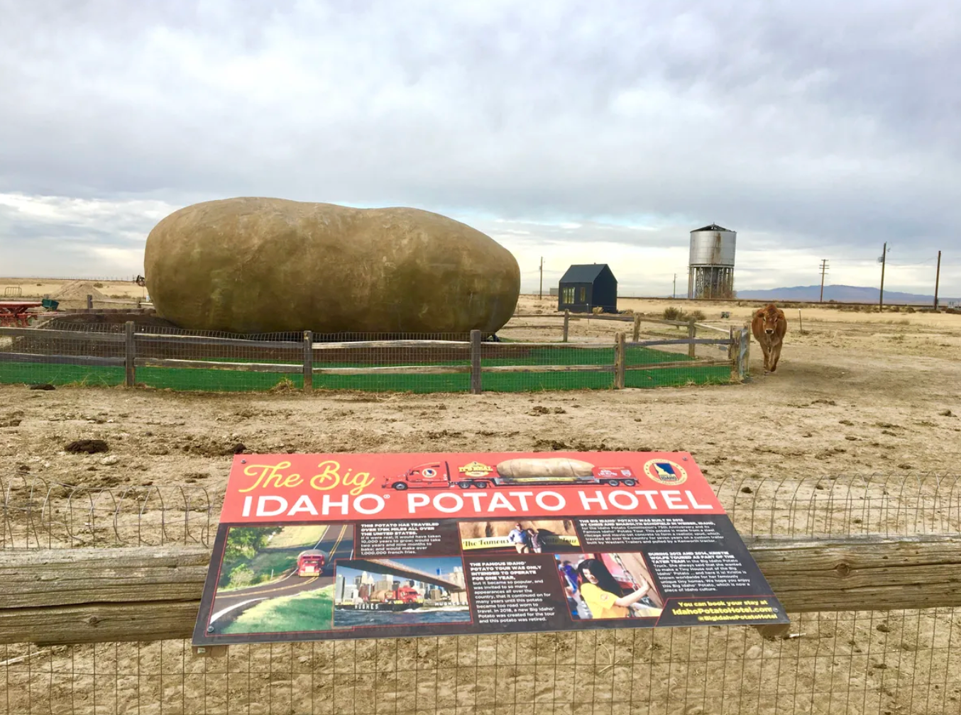 The hotel was meticulously designed by Kristie Wolfe, a former Big Idaho Potato Tour spokesperson.
