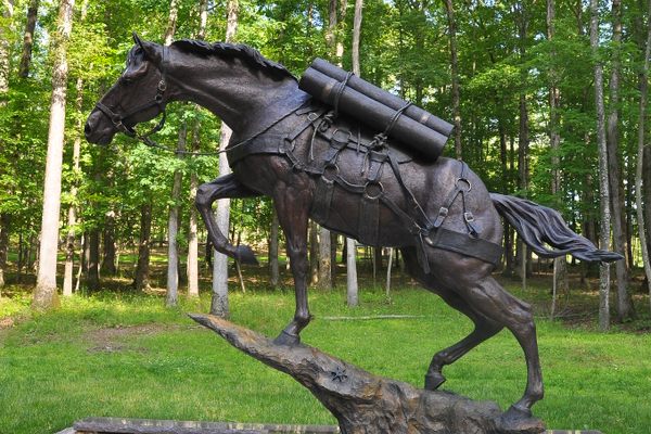Staff Sgt. Reckless Monument