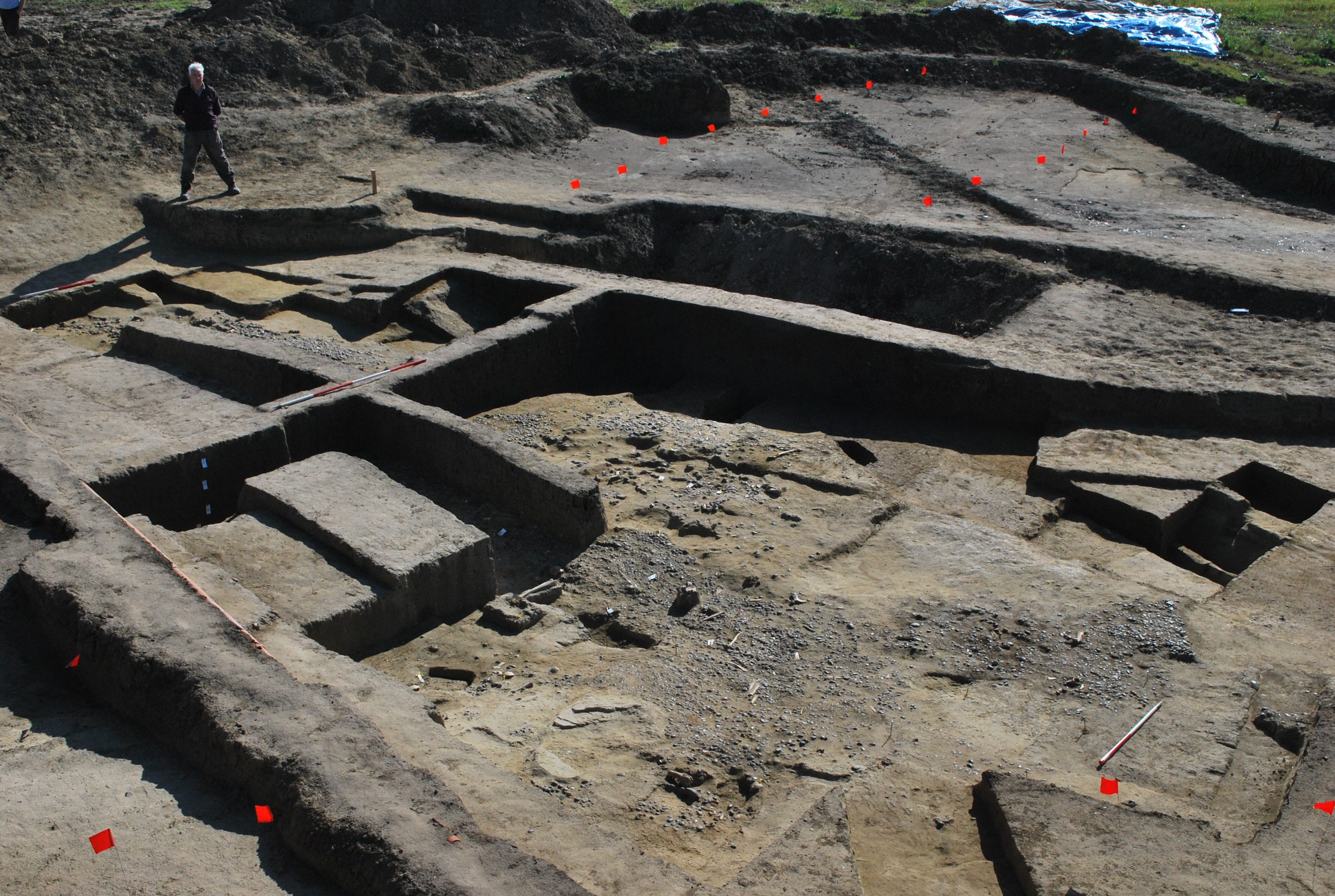 Excavation of a defensive ditch in the Isle of Thanet, Kent.