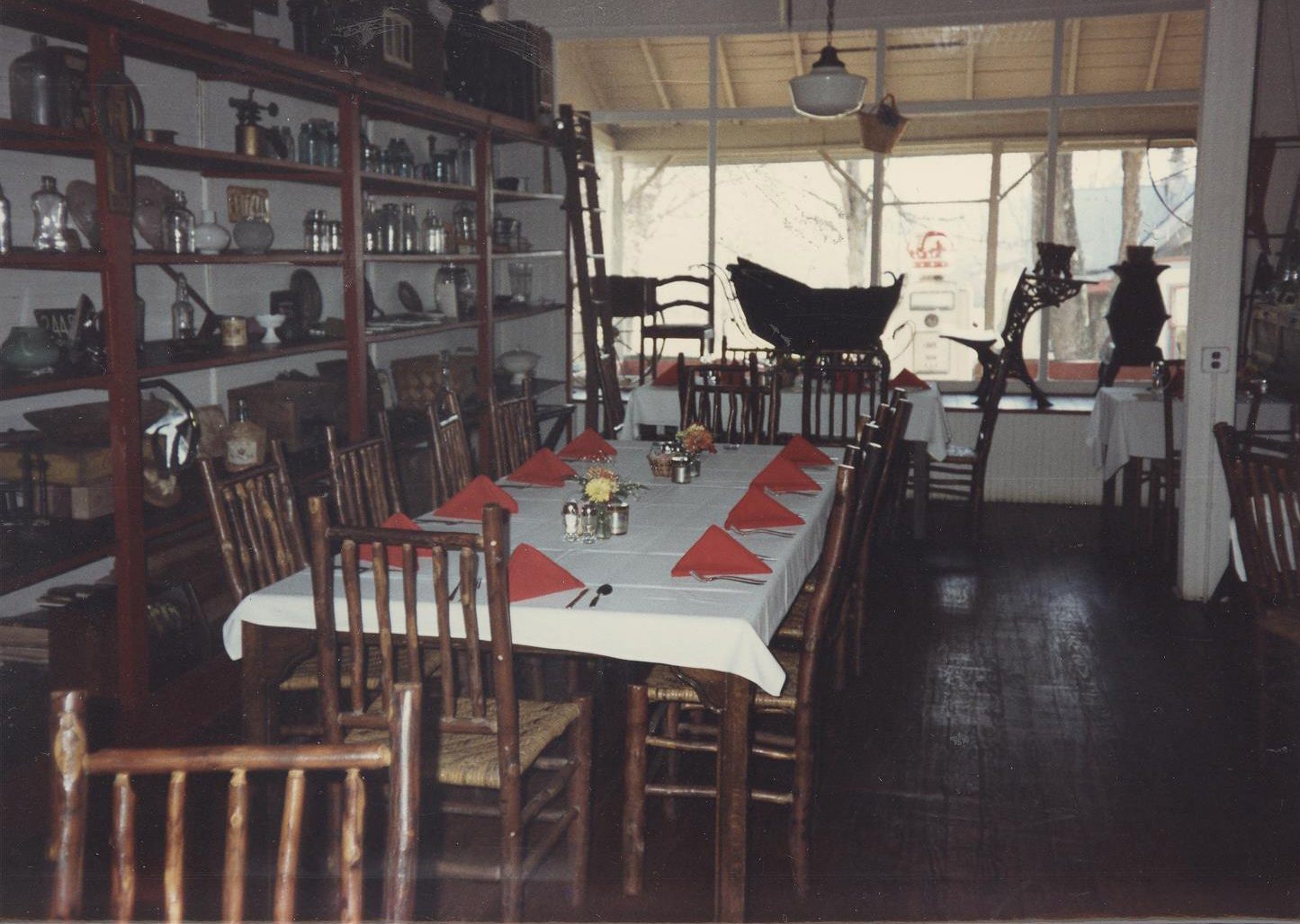 Benjamin's old restaurant, nestled inside the even older general store.