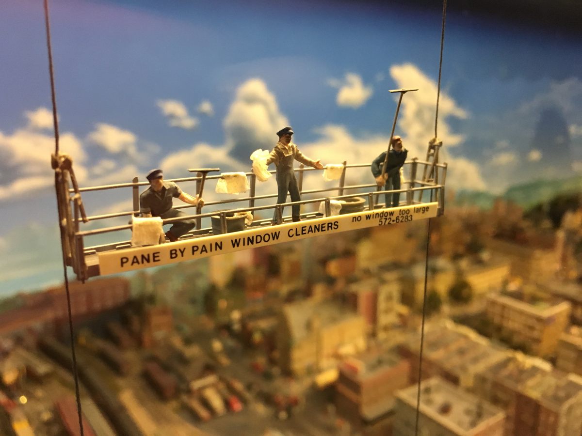 Each diorama has its own narrative.