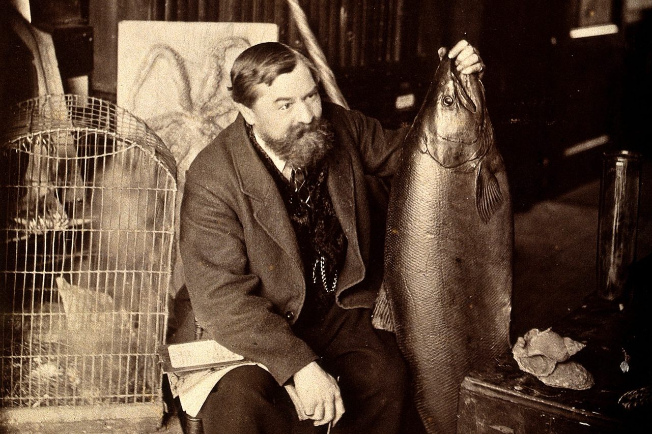 Francis Buckland and a fish.