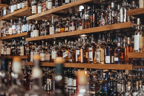 Scotland's Glenesk Hotel, which boasts many a whiskey variety. 