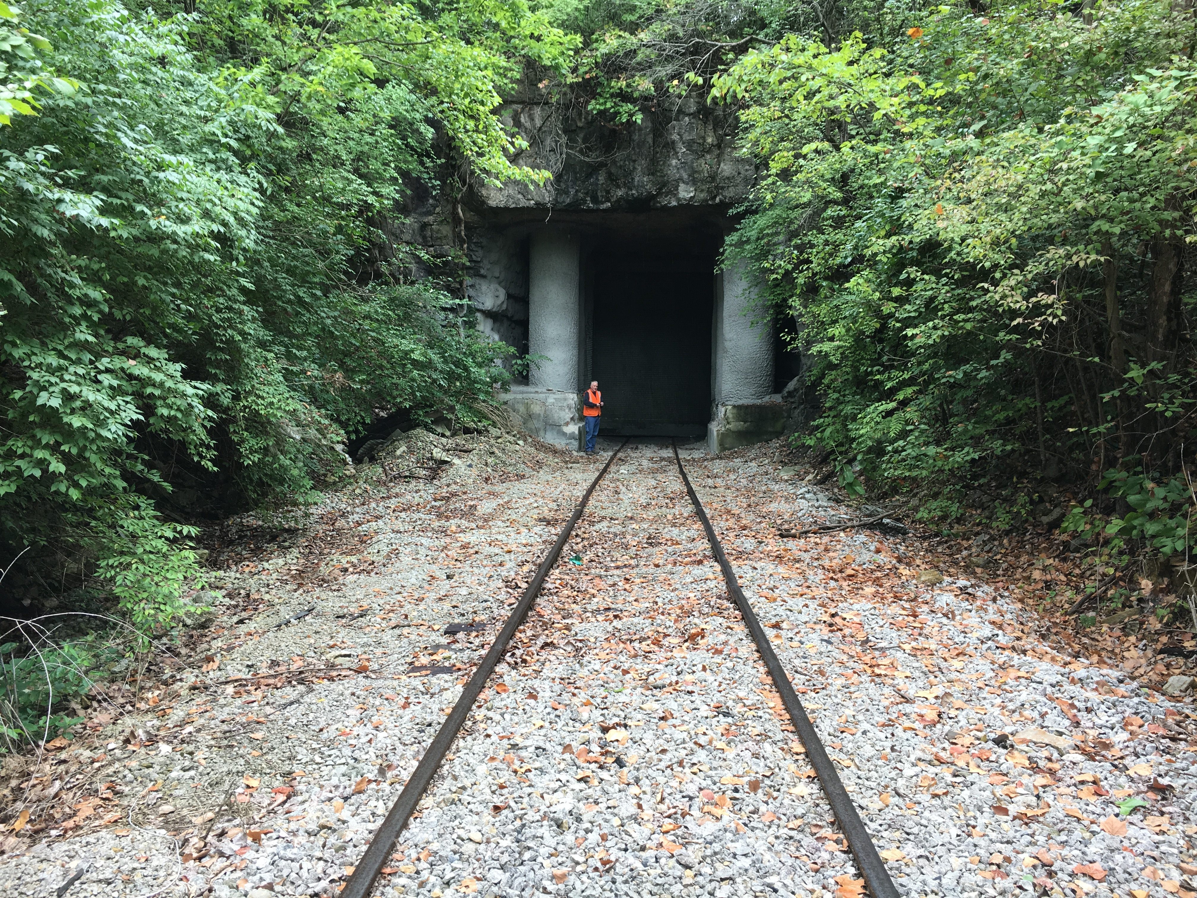 Entrance to a former cheese storage facility.
