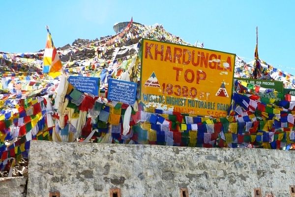 The top of Kardung La