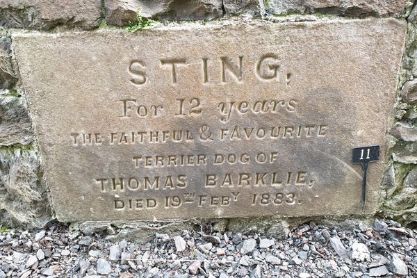 Sting's grave.