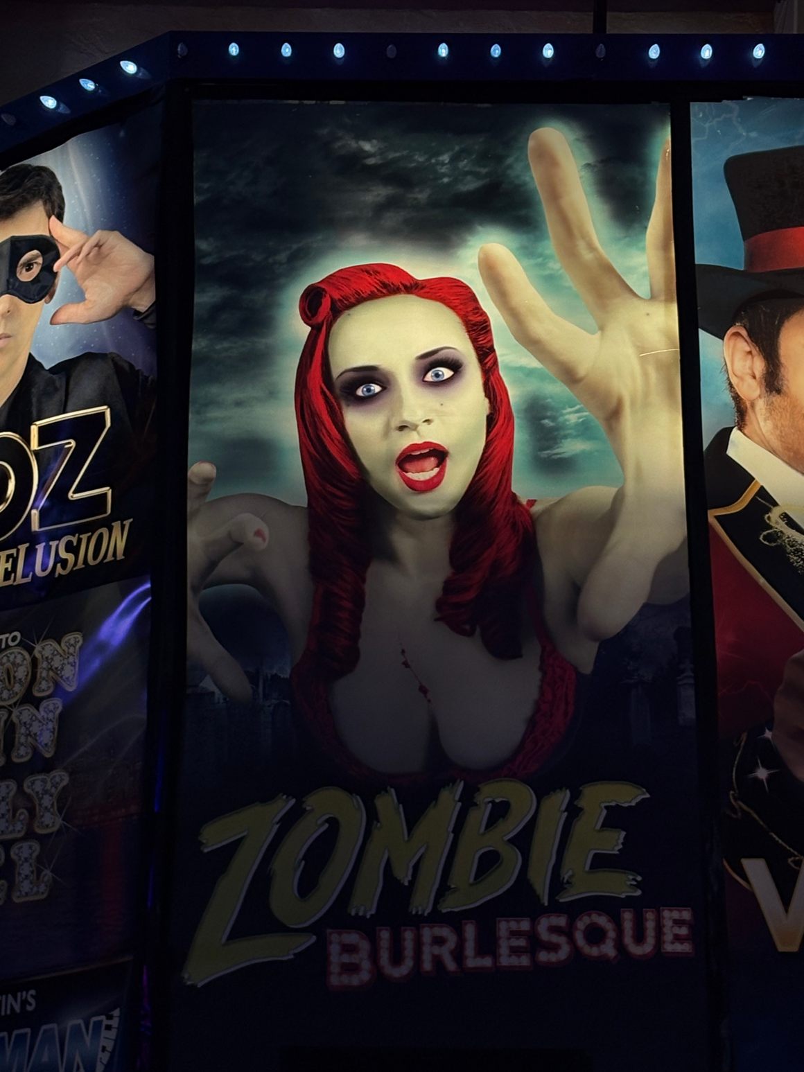 It is exactly what is looks like, zombies doing burlesque. 