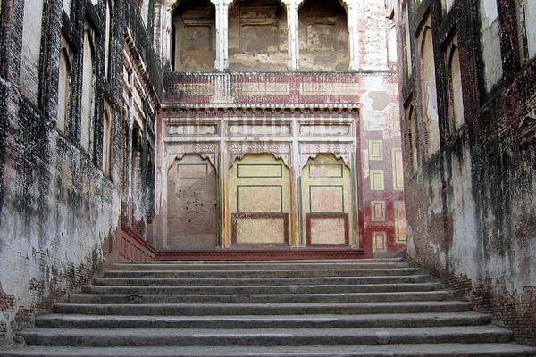 A stairway built for elephants at the Lahore Fort