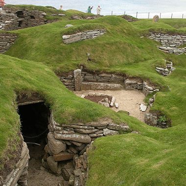 Skara Brae is on the west coast of Scotland. 