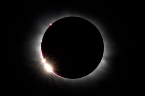 A 2015 total solar eclipse visible from the remote Faroe Islands. 