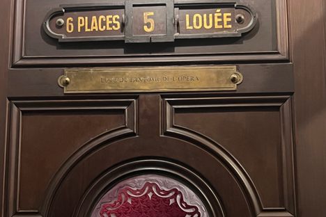 Box 5 at the  Paris Opera 