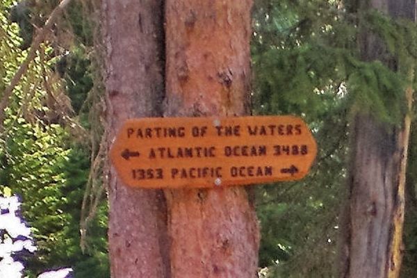 For such a unique spot, a modest sign