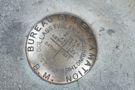 Hoover Dam Geodetic Survey Markers