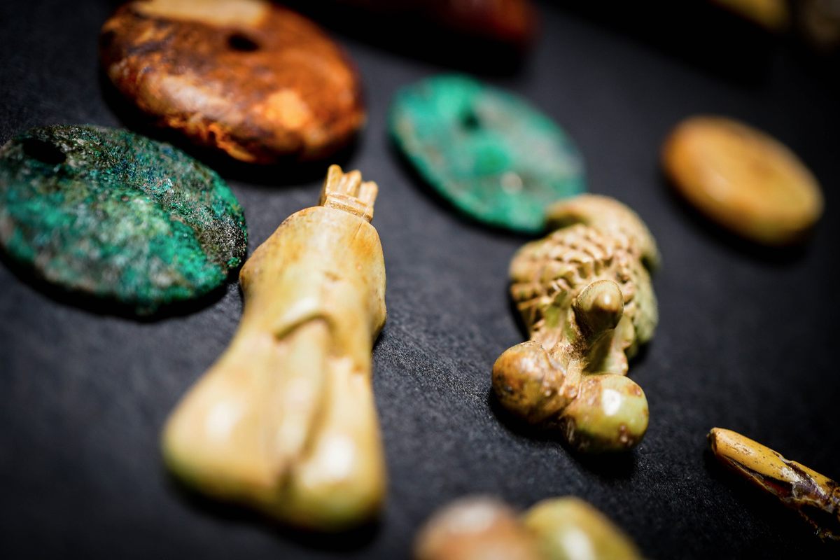 A phallic pendant to ward off the evil eye.