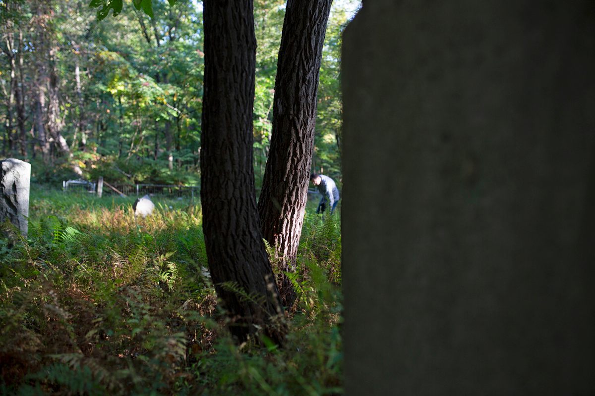 Former residents and descendants retain life rights to the old cemeteries concealed in the woods.