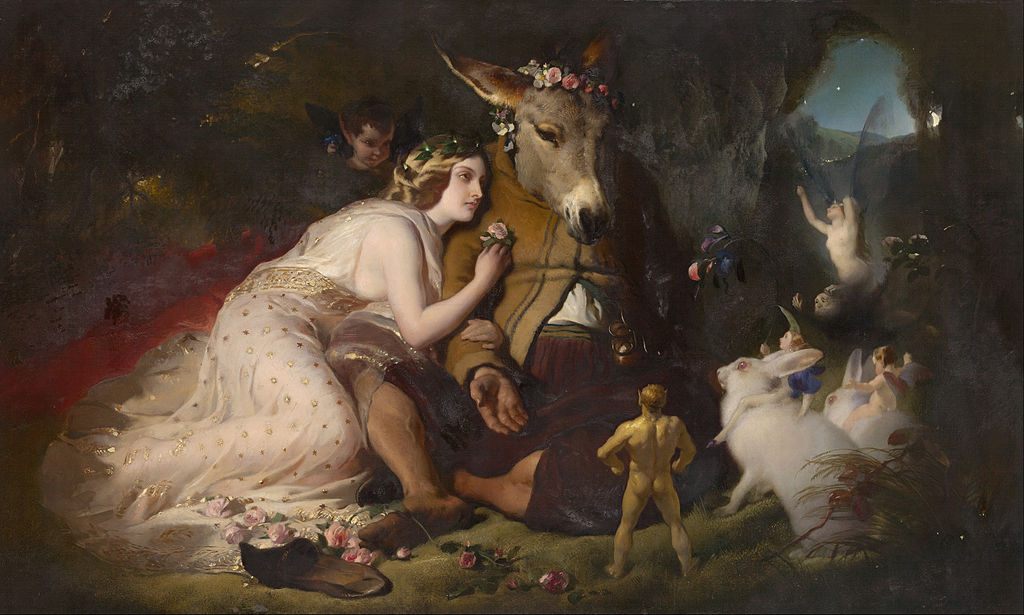 Edwin Landseer, Scene from A Midsummer Night's Dream. Titania and Bottom 