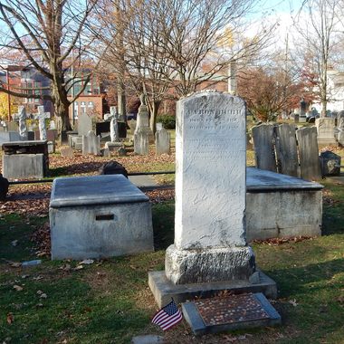 Aaron Burr's Grave in the Princeton University's Presidents Plot