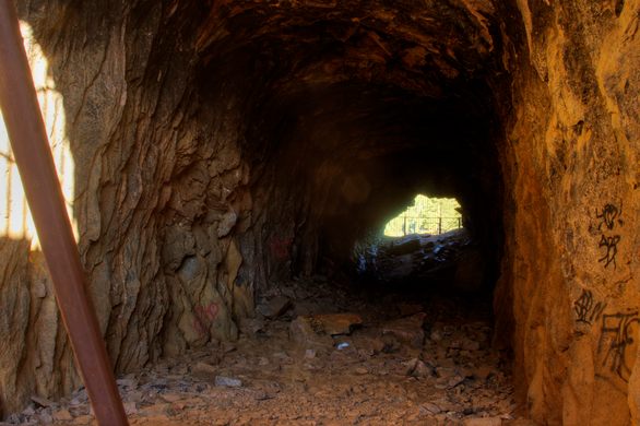 Haunted and Scary Gold Camp Rail Tunnels