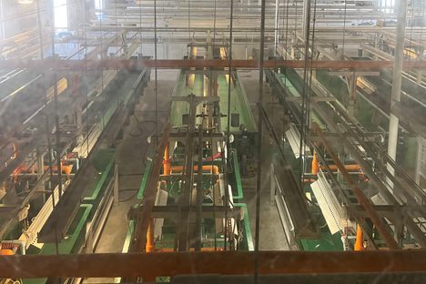 Upstairs view of fish hatchery 
