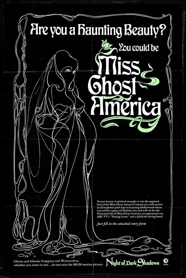 An ad for the Miss Ghost America contest.