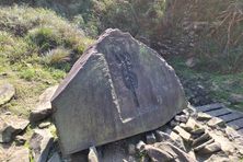 The tiger inscription is visible on a rock. 