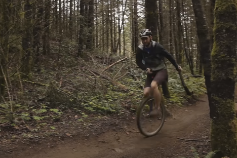 Video Wonder: Mountain Unicycling