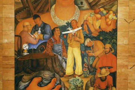 Diego Rivera's "The Allegory of California" mural