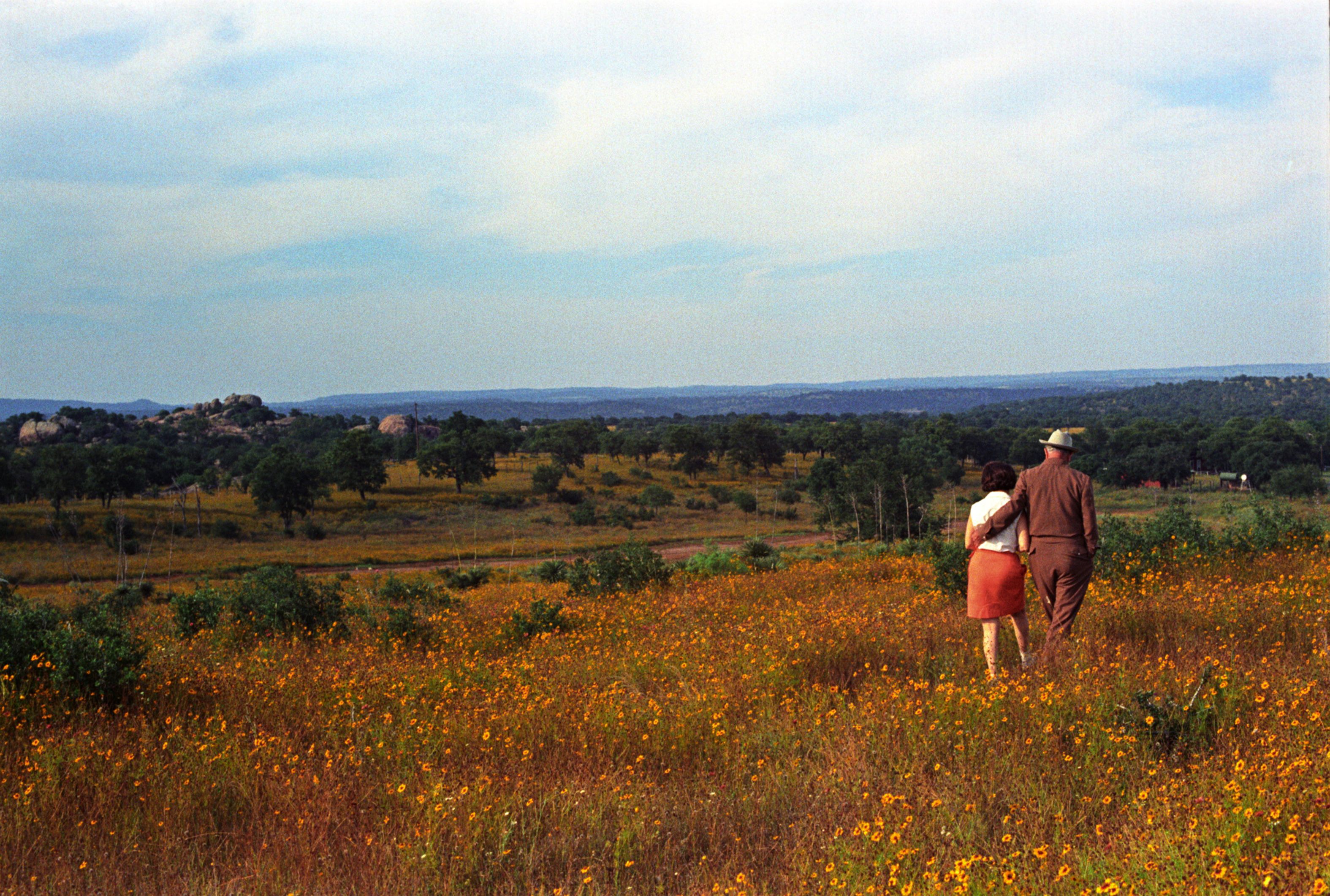 The Johnsons at their ranch.