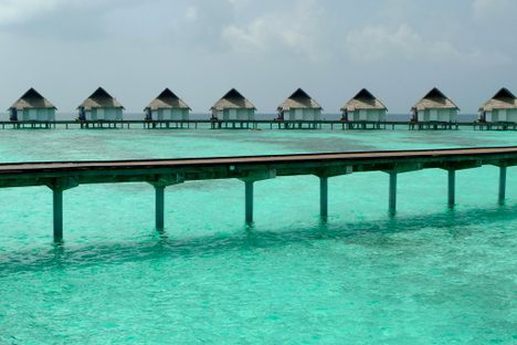The water was found inside a sediment core from the Maldives archipelago.