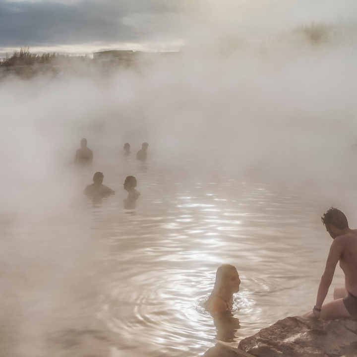 Take a dip in the Krauma geothermal pools.