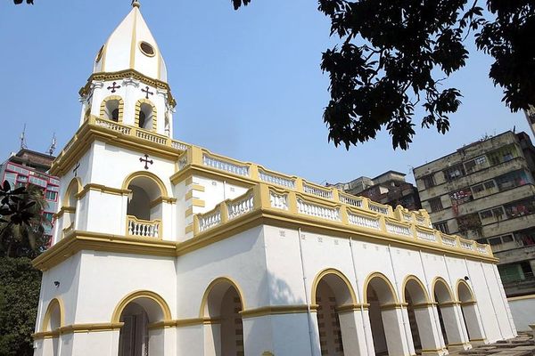 The Armenian church in Dhaka.